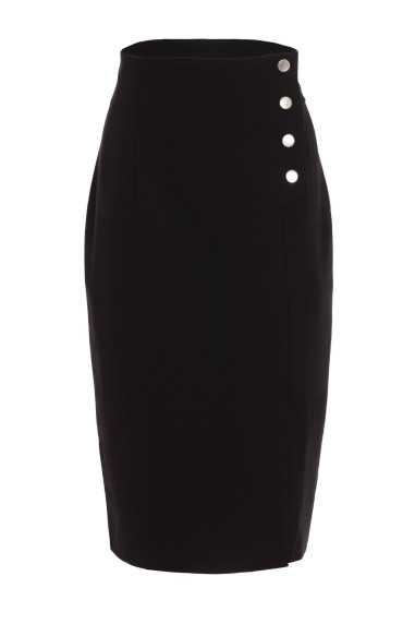 Jupe noire taille haute - nife  