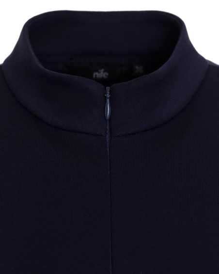 Combinaison bleu marine avec fermeture éclair au niveau du col - nife  