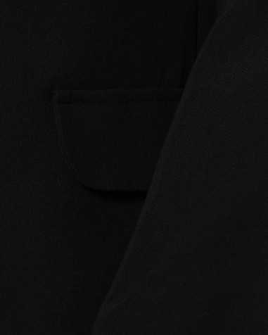 Veste noire à manches retroussées à motif pépito - nife  