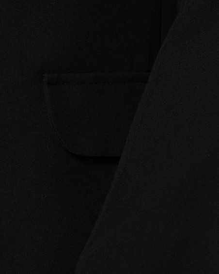 Veste noire à manches retroussées à motif pépito - nife  