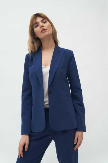 veste classique en cobalt - nife  