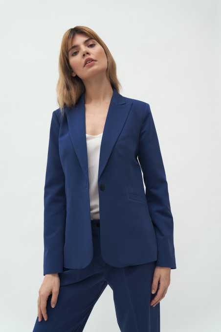 veste classique en cobalt - nife  