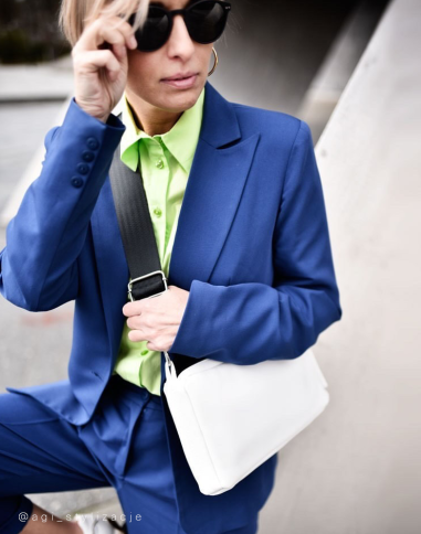 veste classique en cobalt - nife  