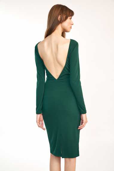 Robe verte avec dos découpé - nife  