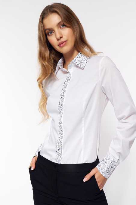 Chemise à empiècements à motifs - nife  