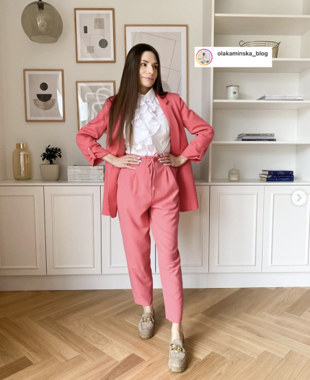 veste rose oversize - nife  