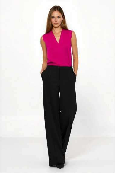 pantalon noir ample - nife  