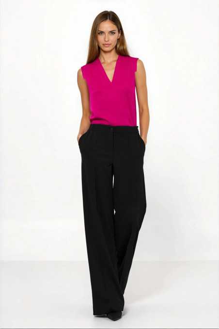 pantalon noir ample - nife  