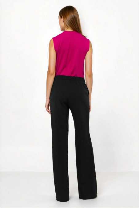 pantalon noir ample - nife  