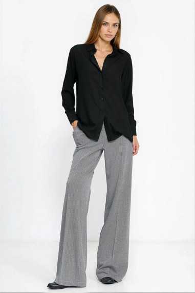 chemise en viscose noire - nife  