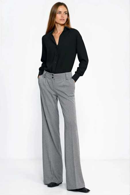 chemise en viscose noire - nife  