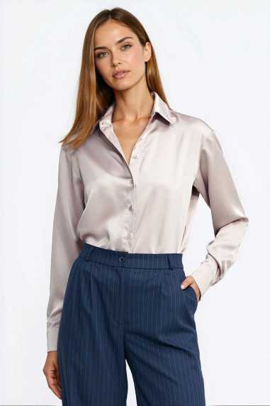 Body en satin beige - nife  