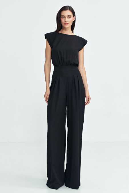 Combinaison palazzo - Noire - nife  