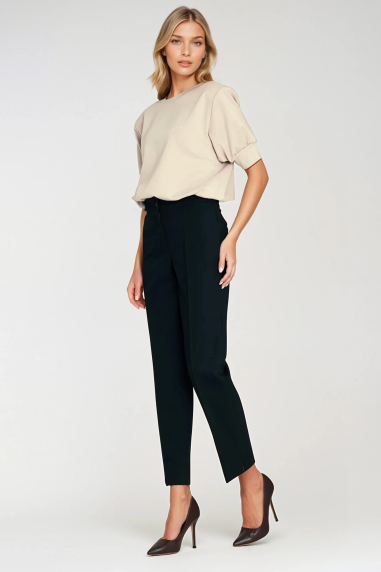 Sweat-shirt à manches courtes - beige - nife  