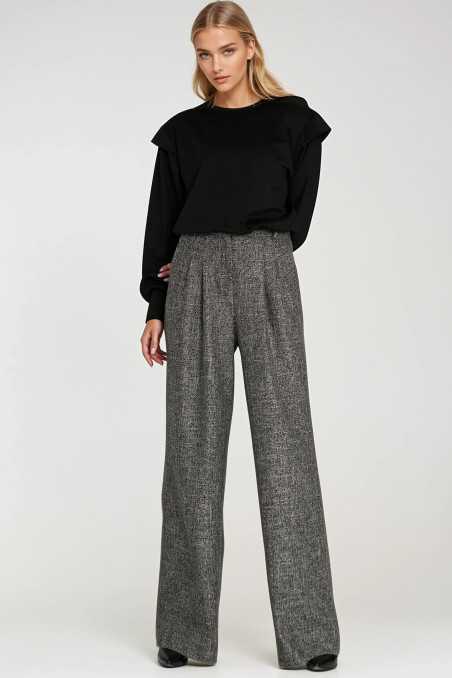 Sweat-shirt à poignets hauts - noir - nife  