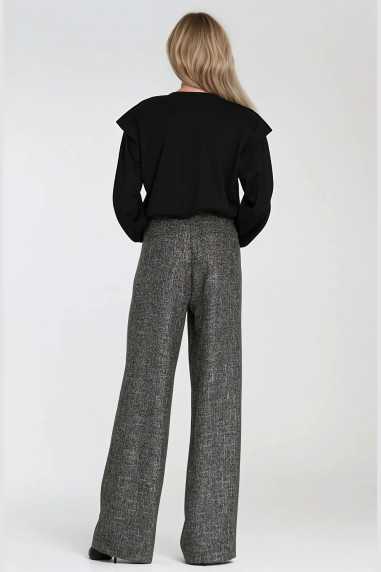 Sweat-shirt à poignets hauts - noir - nife  