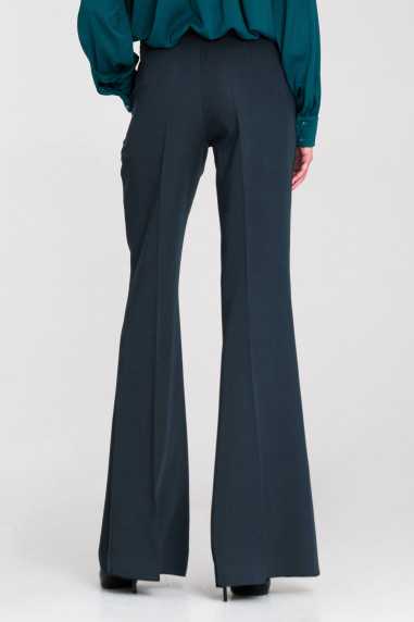 Pantalon pattes d'éléphant classique - bleu marine - nife  
