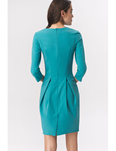 Robe tulipe turquoise 