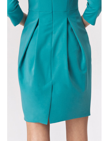 Robe tulipe turquoise 