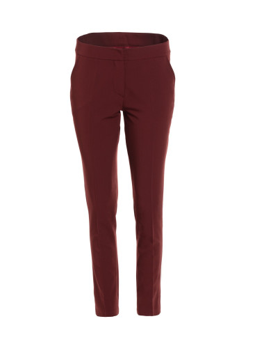 Pantalon classique bordeaux 