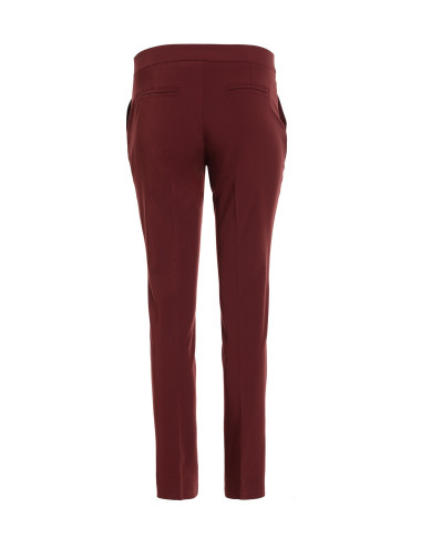 Pantalon classique bordeaux 