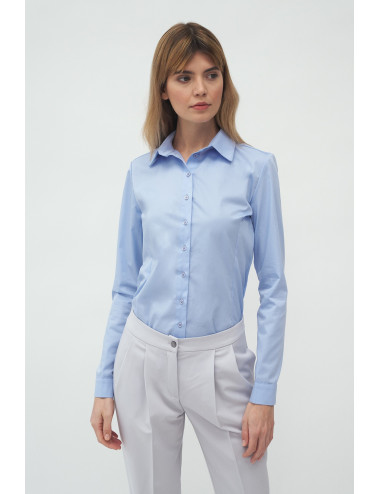 Chemise classique bleue 