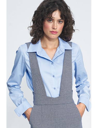 Chemise bleue élégante 