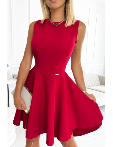 Robe élégante avec un dos plus long - ROUGE A PAILLETTES 