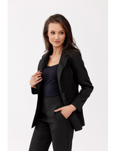 Aiden - veste femme taille fine noir 