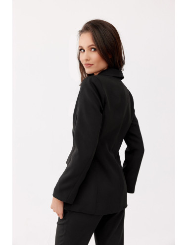 Aiden - veste femme taille fine noir 