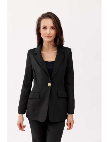 Aiden - veste femme taille fine noir 