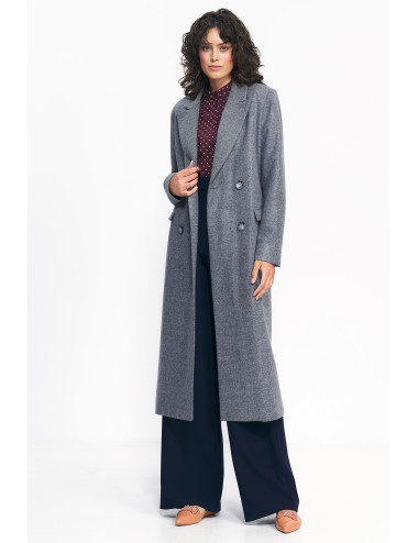 Manteau oversize gris 