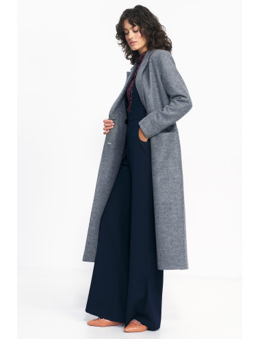 Manteau oversize gris 