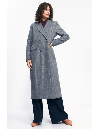 Manteau oversize gris 