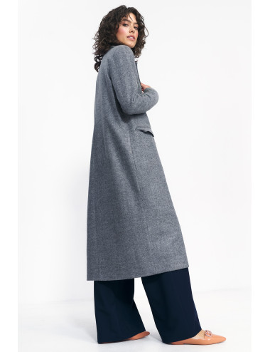 Manteau oversize gris 