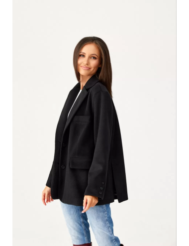 Meghan - veste oversize pour femme noir 