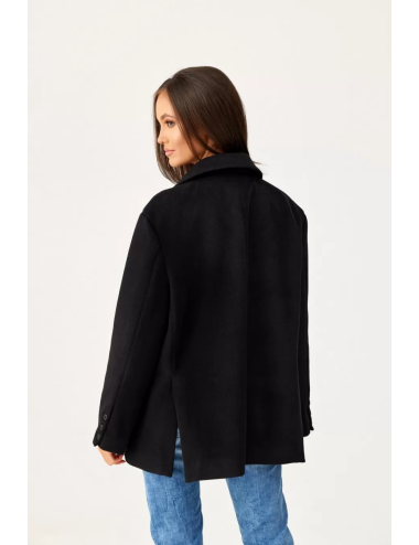 Meghan - veste oversize pour femme noir 