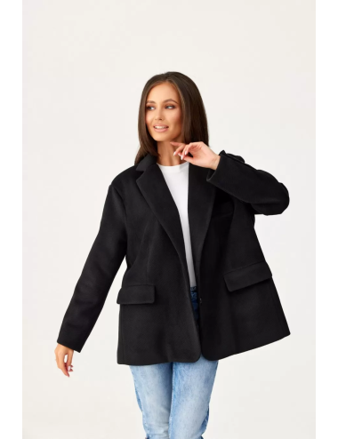 Meghan - veste oversize pour femme noir 