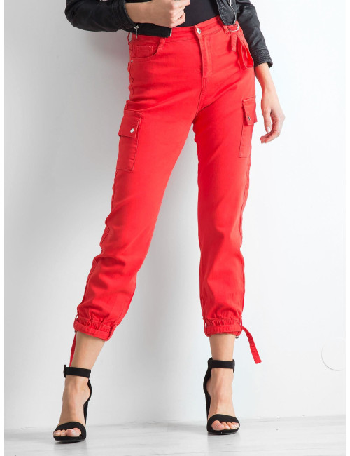 Red Vintage Pants 