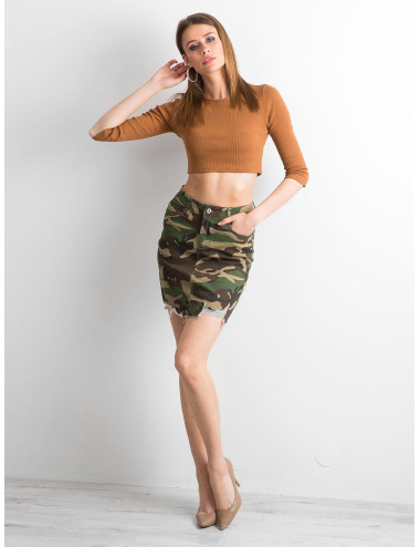 Camo mini skirt 