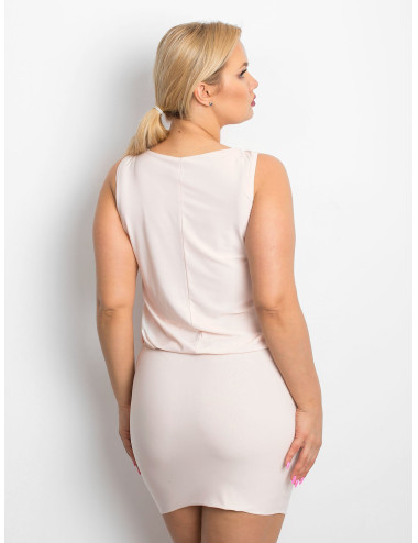 Pale Pink Plus Size Profession Dress 