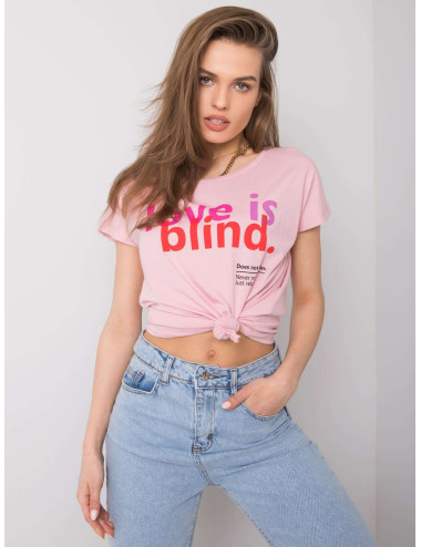 Pink T-shirt with STITCH & SOUL 