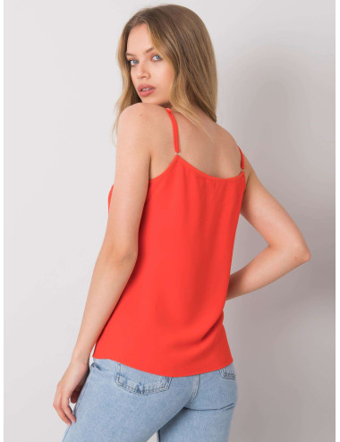 Red top with lace Alenna 