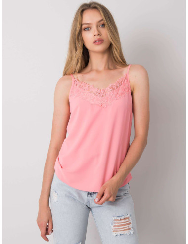 Light pink top with lace Alenna 