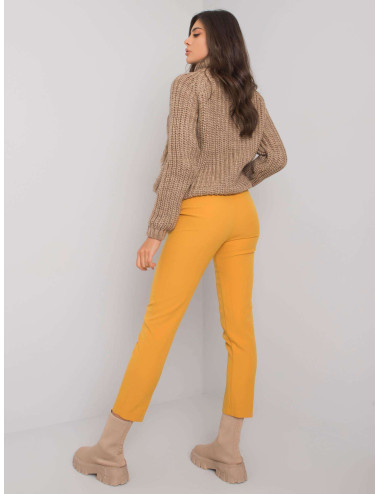 Mustard Elegant Beverley Trousers 