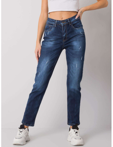 Dark blue straight jeans for women Suffolk 