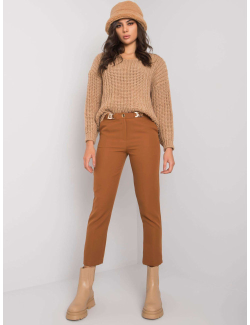 Light brown elegant trousers Beverley 