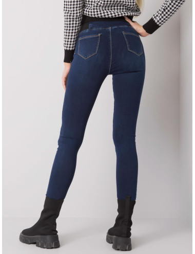 Dark blue jeggings high waist vernal 