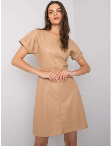 Casselberry Beige Eco Leather Dress 
