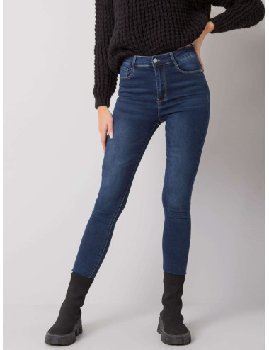 Dark Blue Fit High Waist Marshall Jeans 